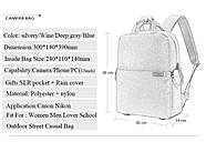 ФотоРюкзак Caden L5 BLACK чорний для фото/відео, фото 9