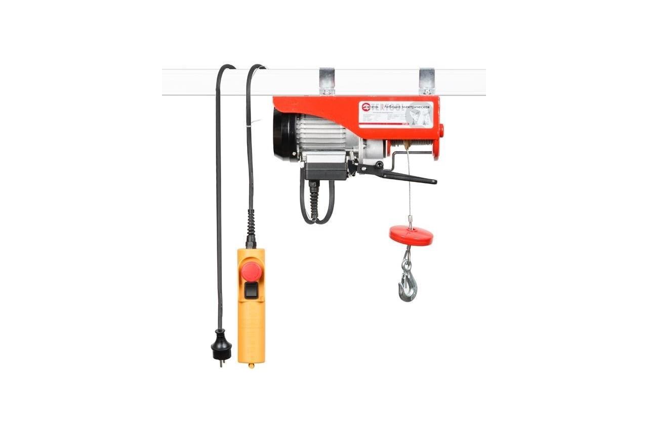 Тельфер (лебідка електрична) Intertool 125/250 кг x 6/12 м (GT1481)