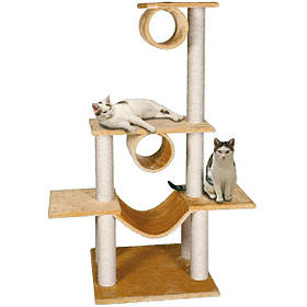 Спально-игровой комплекс для кошек Flamingo Scratch Tree 104х57х140 см бежевый