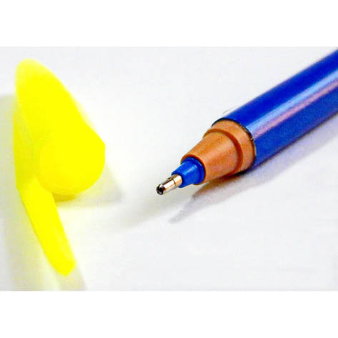 Ручка масляна No932 Goldex Colorstix фіолетова 1mm, фото 2