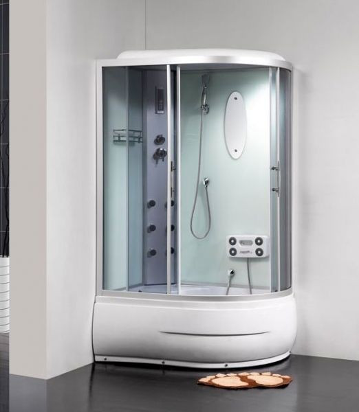 Гідромасажний бокс з глибоким піддоном AquaStream Classic 128 HW L (лівий), 1200х850х2170 мм