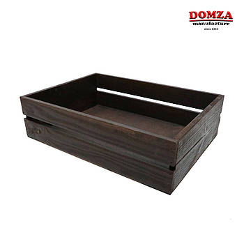 Ящик дерев'яний коричневий, 30х20х10 см
