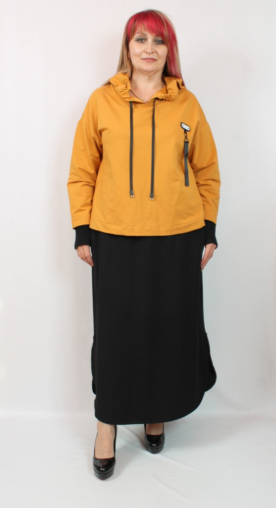 Турецький жіночий теплий костюм великих розмірів 54-64