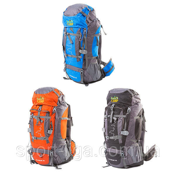 Рюкзак туристичний Green Camp 80 л з чохлом
