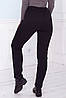 Жіночі штани спортивного стилю з трикотажу тринітка з начесом, фото 2
