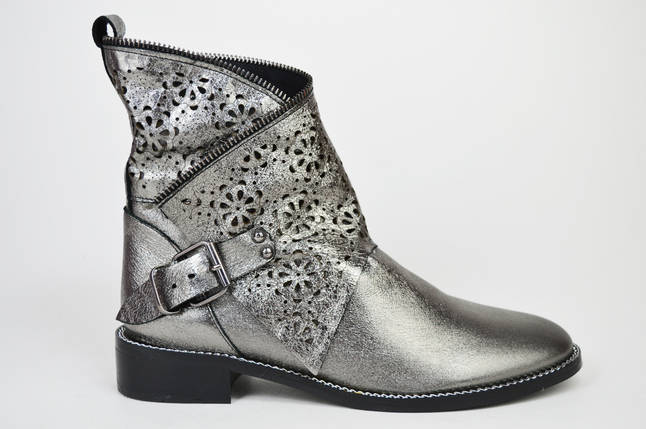 Черевики демісезонні Guero 0091134 36 Платина шкіра, фото 1