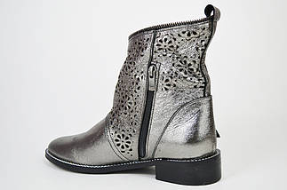 Черевики демісезонні Guero 0091134 36 Платина шкіра, фото 4