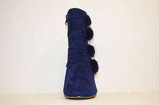 Ботильйони Veritas 1728 38 Сині замша 36, фото 4