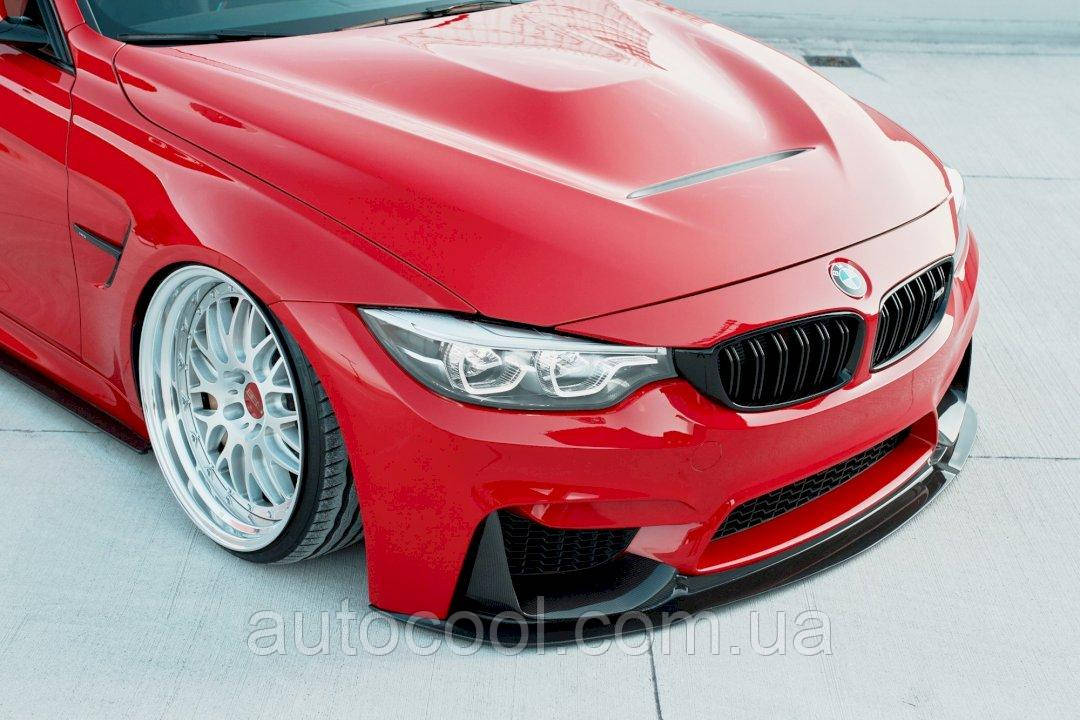 Капот BMW 3 Series F30 F31/4 series F32 F33 F36 у стилі GTS, фото 1