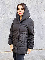 Куртка жіноча зимова чорна (арт.1005)