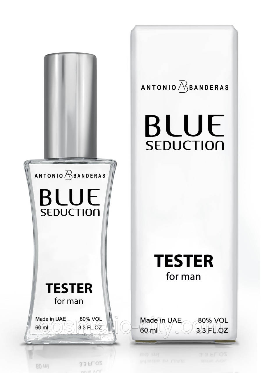 Тестер чоловічий Antonio Banderas Blue Seduction for Men, 60 мл., фото 1