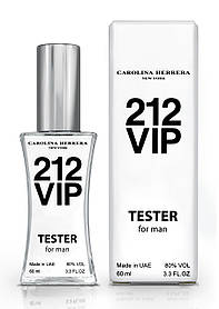 Тестер чоловічий Carolina Herrera 212 Vip Men, 60 мл.