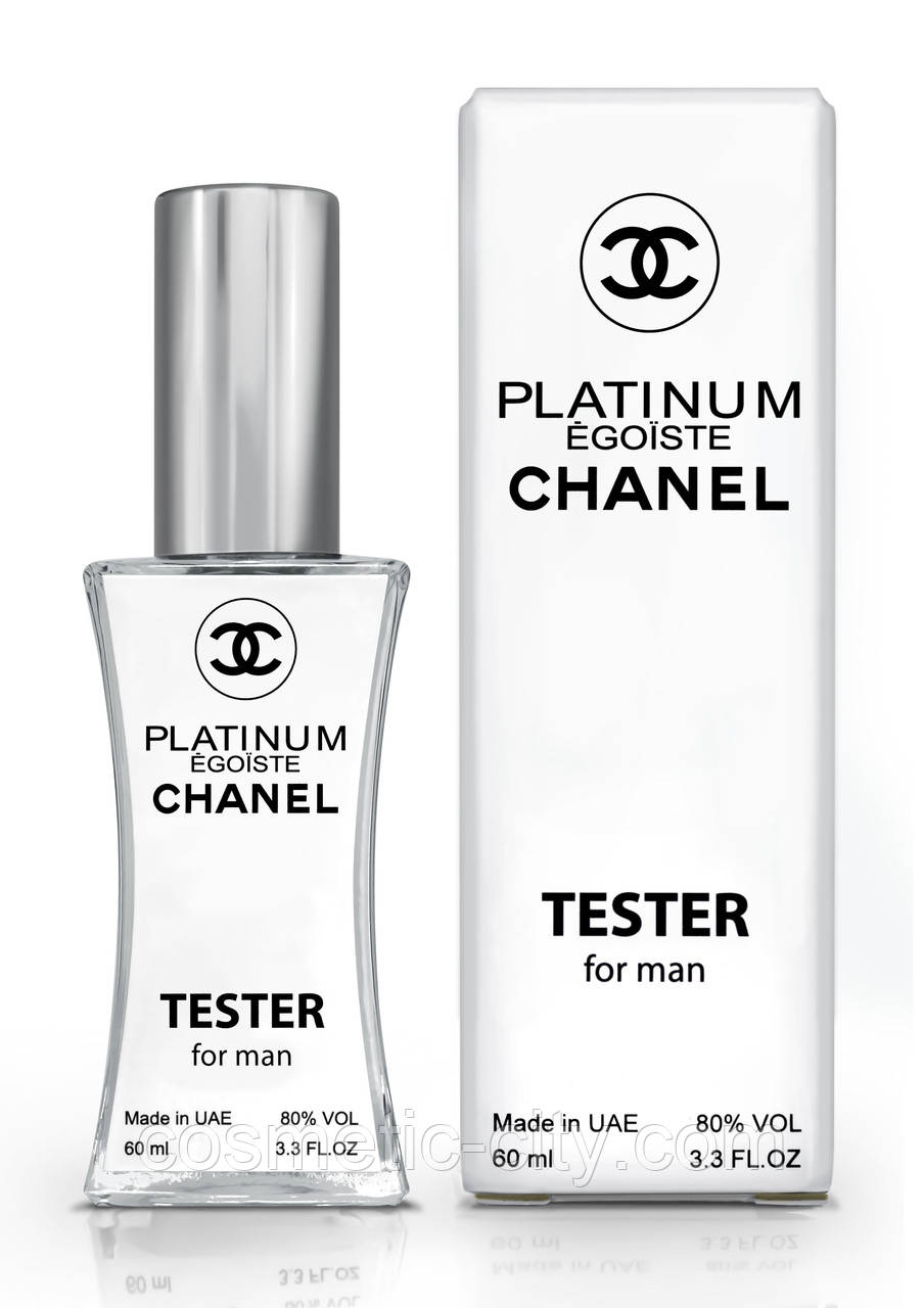 Тестер чоловічий Chanel Egoiste Platinum, 60 мл., фото 1