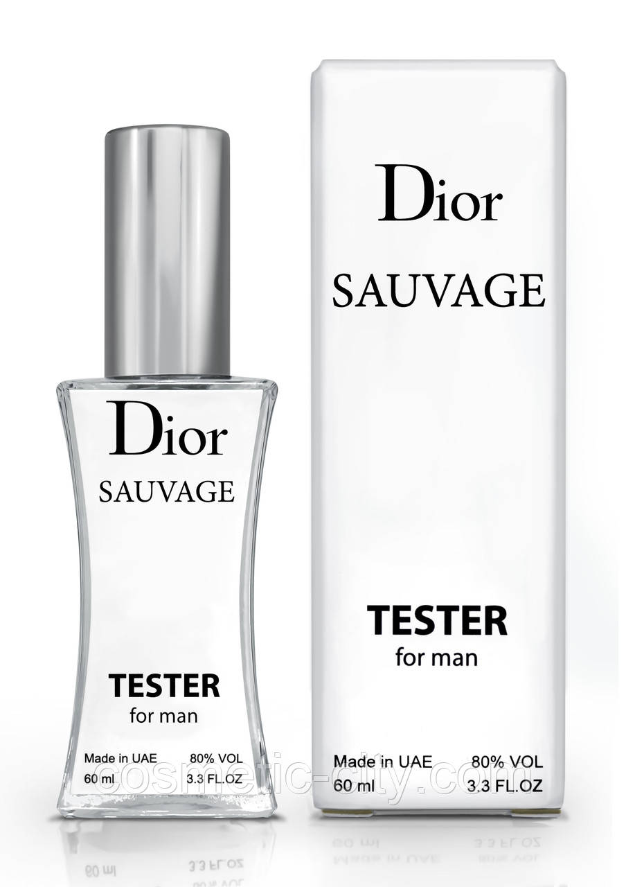 Тестер чоловічий Christian Dior Sauvage, 60 мл., фото 1