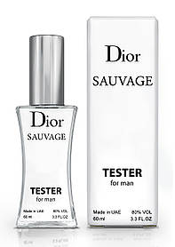 Тестер чоловічий Christian Dior Sauvage, 60 мл.