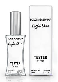 Тестер чоловічий Dolce&Gabbana Light Blue Pour Homme, 60 мл.