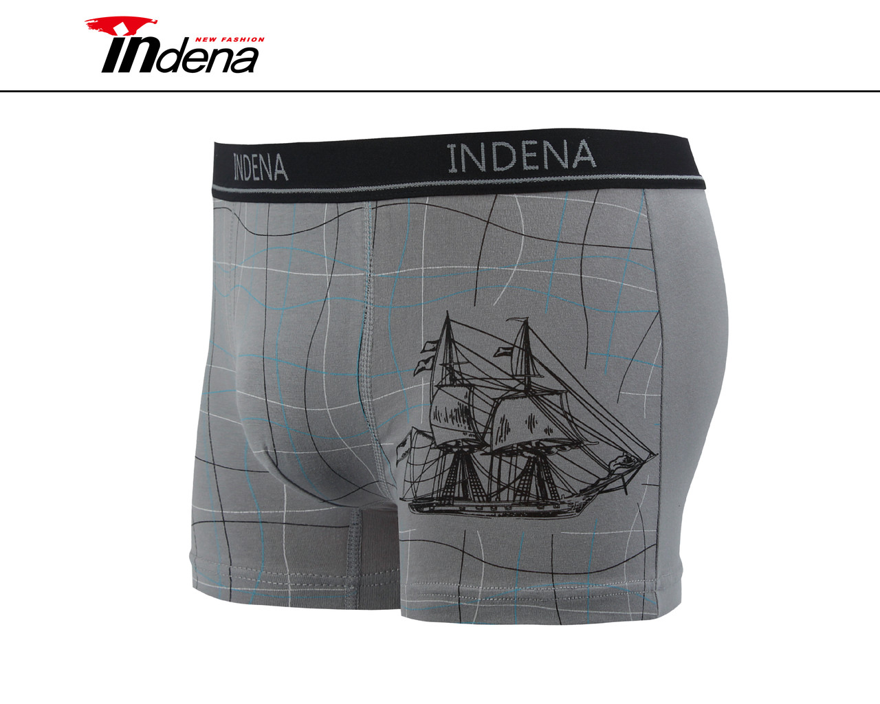 Чоловічі стрейчеві боксери «INDENA» АРТ.85123