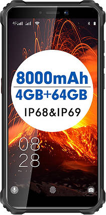 Смартфон Oukitel WP5 pro Black 4/64GB 8000 мА·год, фото 2