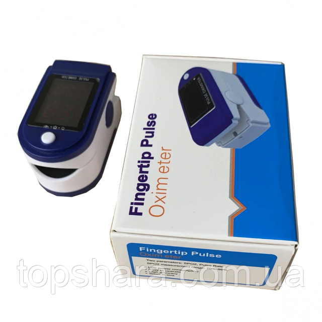 Измеритель пульса пульсометр на палец, компактный Пульсоксиметр Fingertip Pulse Oximeter LK87