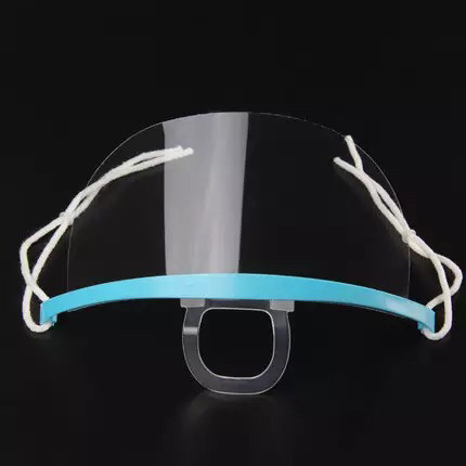 Маска пластикова багаторазова, блакитна