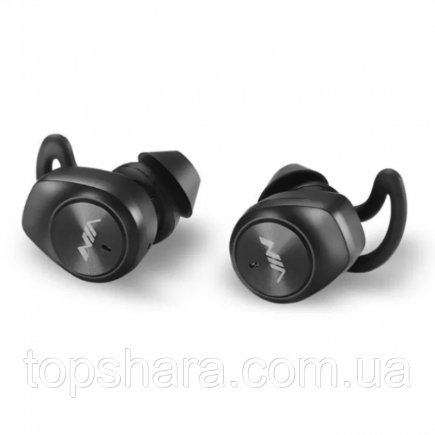 Беспроводные наушники NIA NB710 Bluetooth 5.0 гарнитура кейс 400mAh Сенсор Чёрные
