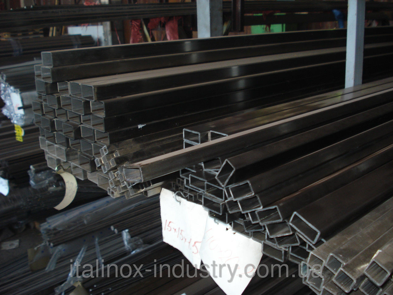 Нержавіюча матова труба AISI 304 60х60х1,5, фото 1