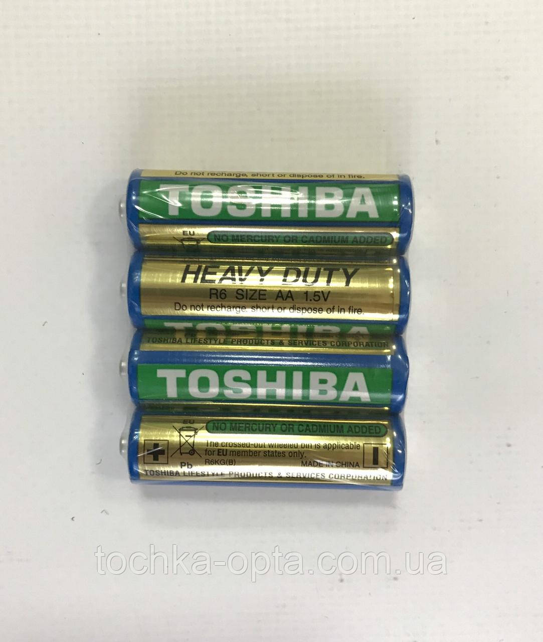 Батарейки пальчикові TOSHIBA