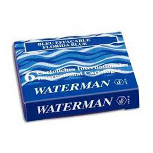 Картриджі Waterman чорнильні Lady сині 6 шт. (52 012)