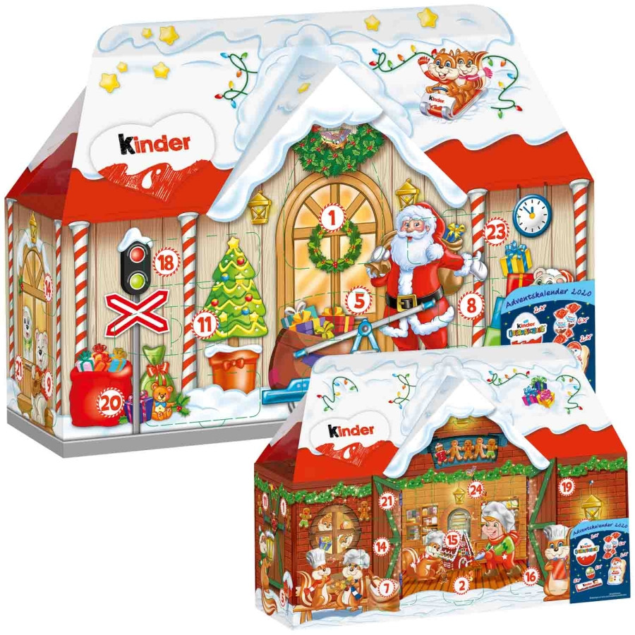 Адвент Календарь Kinder 3D House Advent Calendar 234g, цена 699 грн