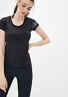 Спортивная футболка для фитнеса и тренировок Omnia Wear Sansa XS Черный (OW109MK-XS)