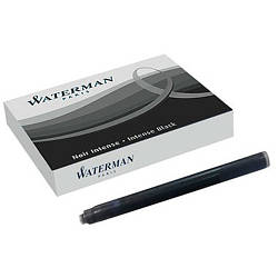 Картриджі Waterman чорнильні чорні 8 шт. (52 001)