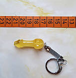 Брелок 100% натуральний матовий бурштин вага 8 г, фото 7