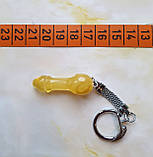 Брелок 100% натуральний матовий бурштин вага 8 г, фото 6