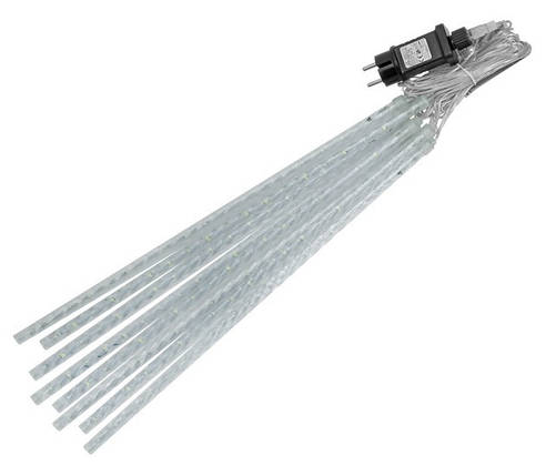 Гірлянда "Бурульки, що тануть", "Luca Lighting", 12 м, бурульки по 0,5 м, білий, фото 3