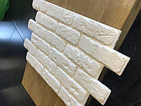Гипсовые 3D панели Gipster Brick 600*365*20 мм Белый
