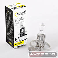 Автолампа Solar H3 24V 100W PK22s Starlight+30%