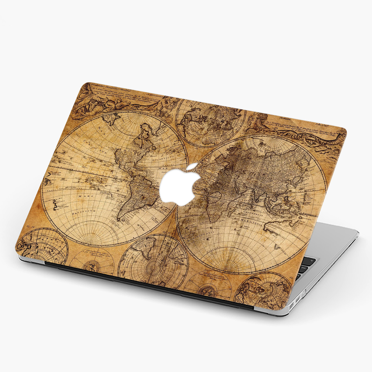 Чохол пластиковий для Apple MacBook Pro / Air Старовинна карта світу (Vintage world map) макбук про case hard cover, фото 1
