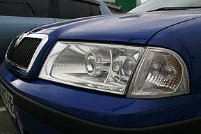 Установка биксеноновых линз в фары Skoda Octavia Tour 4