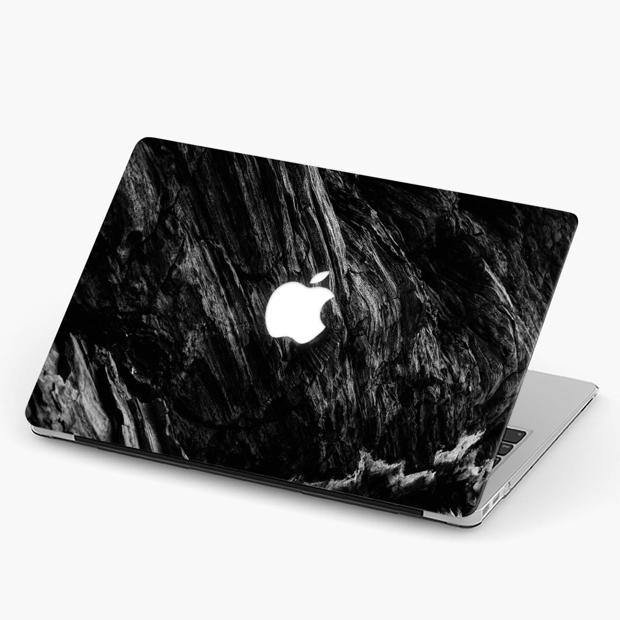 Чохол пластиковий для Apple MacBook Pro / Air Чорні скелі (Black rocks) макбук про case hard cover