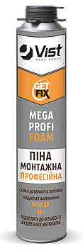 Піна монтажна 850мл /65л/ Profi Mega GETFIX