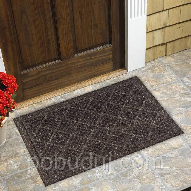 Коврик придверный MULTY HOME Parquet коричневый 45x75см