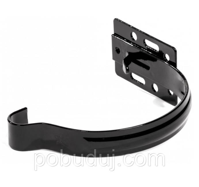 Тримач ринви малий металевий Profil 90 чорний, фото 1