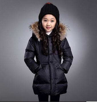 Дитяче зимове пальто на дівчинку підліткове