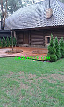 Вбудовані купелі, офуро, фурако з дерева.