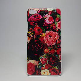 Чохол для lenovo s60 панель накладка з малюнком троянди