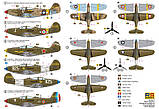 Пластикова модель 1/72 RS models 92132 Американський винищувач Bell P-39 L/N Airacobra, фото 3