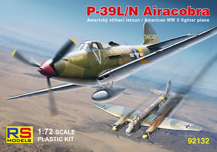 Пластикова модель 1/72 RS models 92132 Американський винищувач Bell P-39 L/N Airacobra