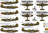 Пластикова модель 1/72 RS models 92135 Американський винищувач P-39 D/F/K Airacobra, фото 3