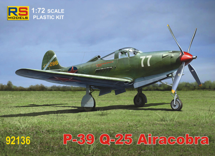 Пластикова модель 1/72 RS models 92136 Американський винищувач P-39 Q-25 Airacobra