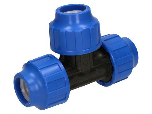 Трійник d 50х40х50 мм, редукційний STP, затискний, фото 1